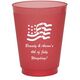 American Flag Colored Shatterproof Cups Image 1 of 2